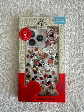 Disney Mickey & Friends Clear iPhone 15 Pro Max Case Cover